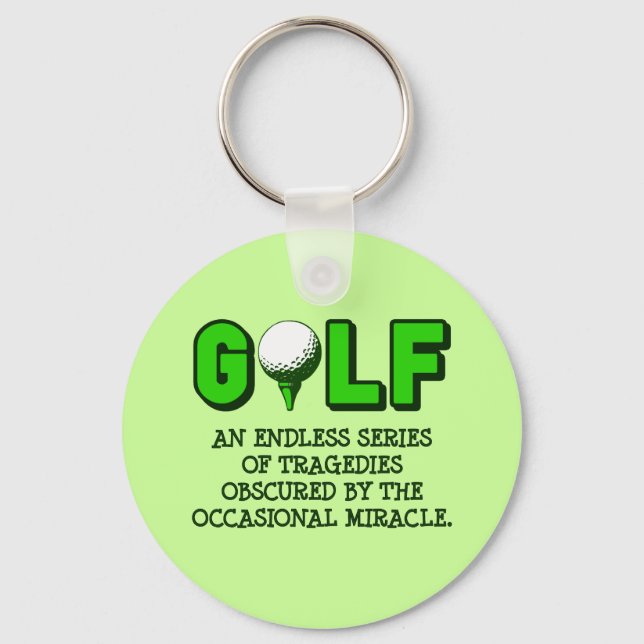 PORTE-CLÉS LA DÉFINITION DU GOLF (Recto)