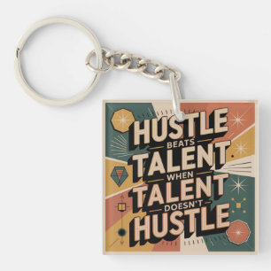 Porte-clés La détermination bat le talent quand le talent ne