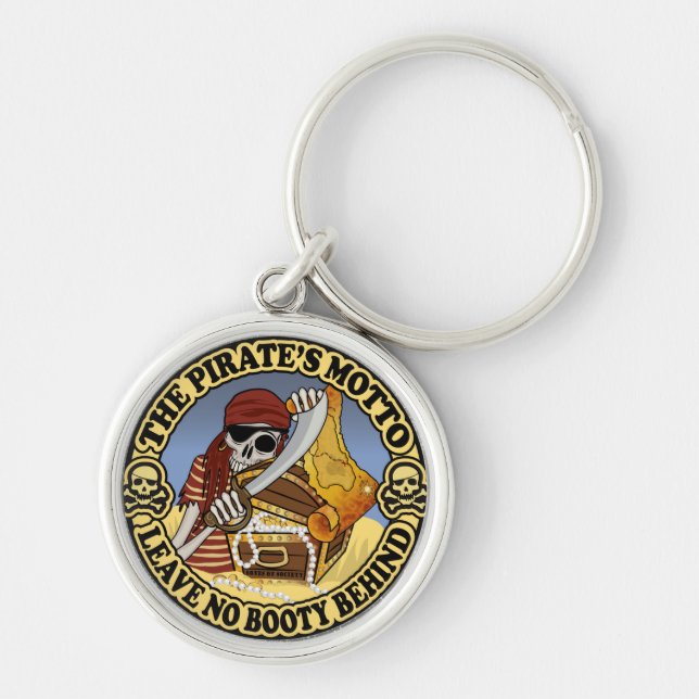Porte-clés La devise du pirate (Devant)