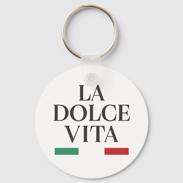 Porte-clés La Dolce Vita Porte - clé italien (Recto)