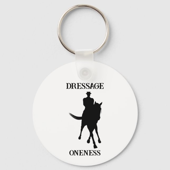 Porte-clés La Dressage Est Un Cheval Léger (Recto)