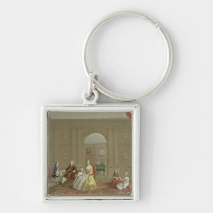 Porte-clés La famille de lard de John, c.1742-43 (huile sur