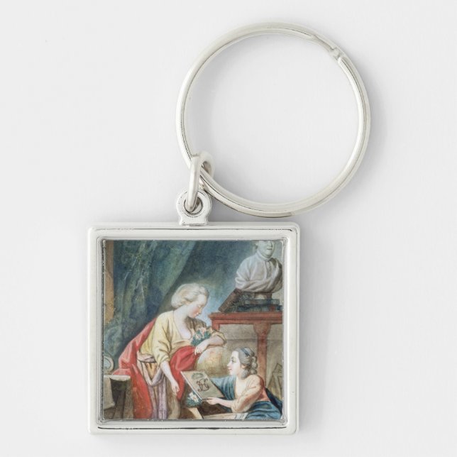 Porte-clés La famille de Necker en 1780 (Devant)
