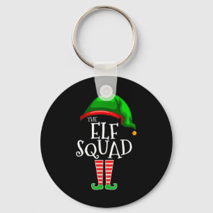 Porte-clés La Famille Elf Squad de Noël appariée