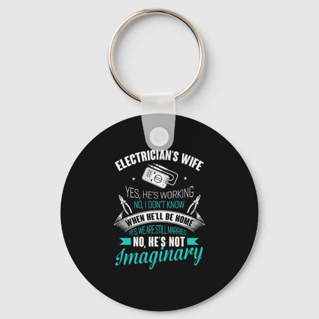Porte-clés La femme de l'électricien (Recto)