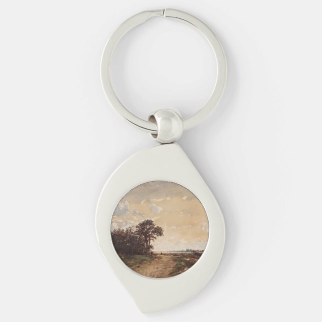 Porte-clés La Forêt De Fontainebleau Aux Environs De Barbizon (Devant)