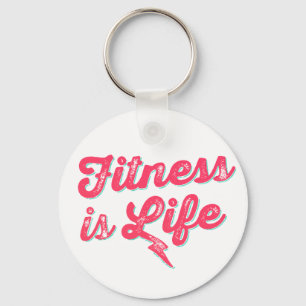Porte-clés La forme physique est motivation de forme physique