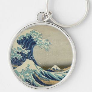 Porte-clés La Grande Vague au large de Kanagawa