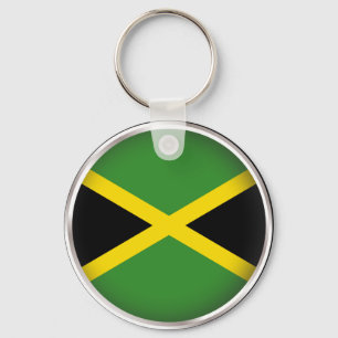Porte-clés La Jamaïque ronde