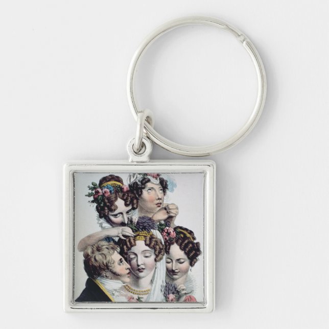 Porte-clés La jeune mariée, c.1820 (litho) (Devant)