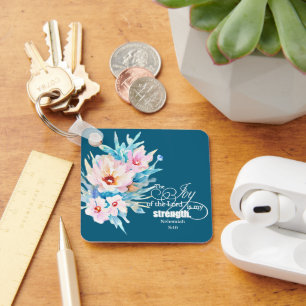 Porte-clés La Joie du Seigneur floral