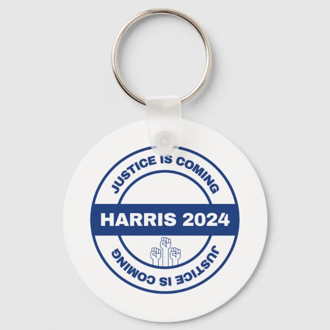 Porte-clés La justice arrive | Kamala harris Walz Election (Recto)