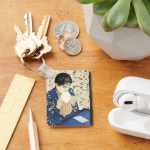Porte-clés La Lettre de Mary Cassatt, Impressionnisme Vintage