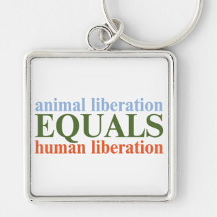 Porte-clés La libération animale égale la libération humai