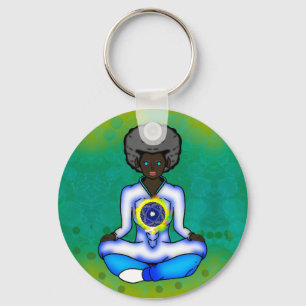 Porte-clés La lumière bleue de la protection