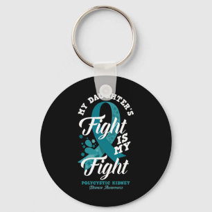 Porte-clés La lutte de la fille est ma lutte contre le cancer