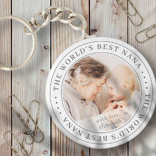 Porte-clés La meilleure photo classique de Nana au monde