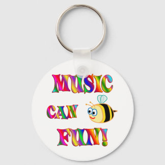 Porte-clés La musique est amusante