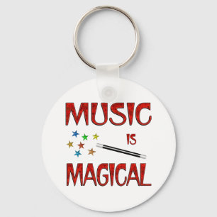 Porte-clés La musique est magique