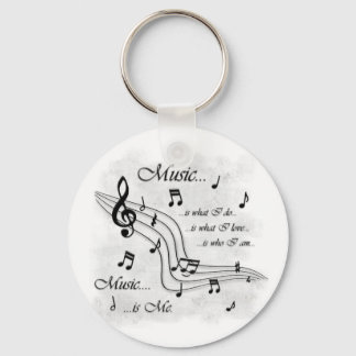 Porte-clés La musique est moi