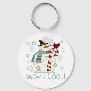 Porte-clés La neige est un cadeau et t-shirts de vacances Coo