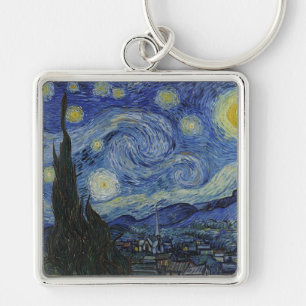 Porte-clés La Nuit étoilée de Van Gogh