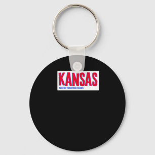 Porte-clés Là où la tradition s'envole Sticker Kansas