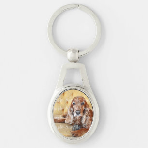 Porte-clés La photo commémorative d'animal familier