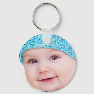 Porte-clés La photo de téléchargement du bébé   ajoutent 