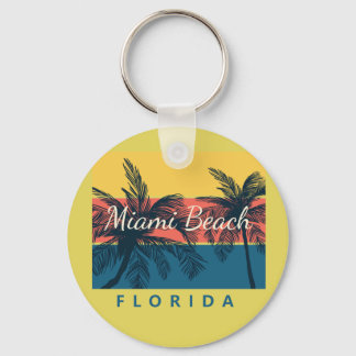 Porte-clés la plage de miami en floride