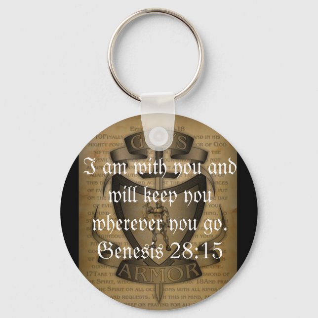 Porte-clés La pleine protection de Dieu (Recto)