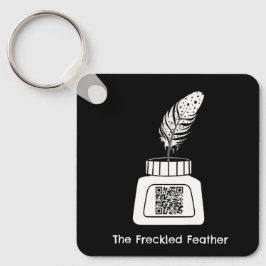 Porte-clés La plume tachetée