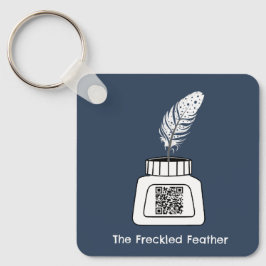 Porte-clés La plume tachetée