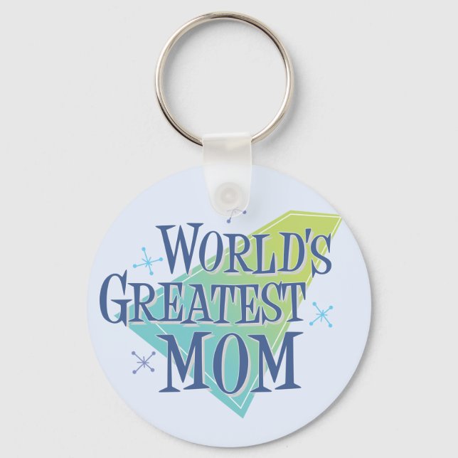 Porte-clés La plus grande maman du monde (Recto)