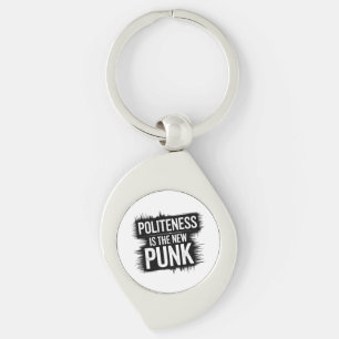 Porte-clés La Politesse Est Le Nouveau Punk