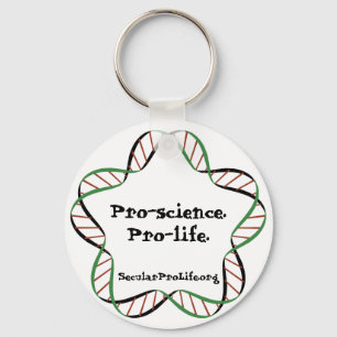 Porte-clés la Pro-science. la Pro-vie