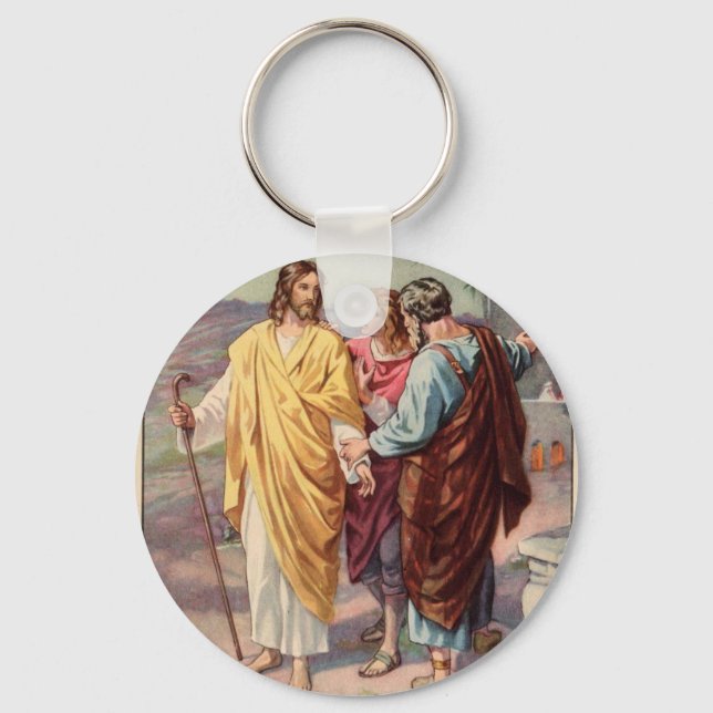 Porte-clés La promenade vers emmaus (Recto)