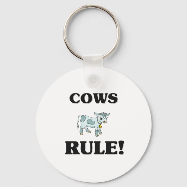 Porte-clés La règle des vaches ! (Recto)