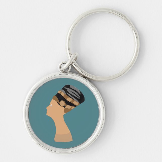 Porte-clés La reine égyptienne Nefertiti (Devant)