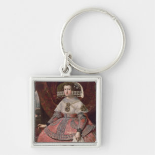 Porte-clés La Reine Maria Anna de l'Espagne dans une robe