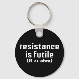 Porte-clés La résistance est porte - clé futile