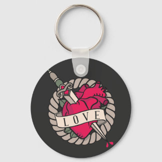 Porte-clés La Saint Valentin au coeur de Tatoo