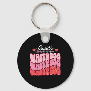 Porte-clés La serveuse préférée de Cupidon pour la Saint-Vale