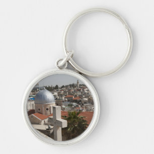Porte-clés La silhouette de la vieille Jérusalem