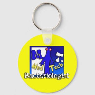 PORTE-CLÉS LA TA BACTÉRIOLOGISTE - TECHNOLOGUE MÉDICAL - LABO