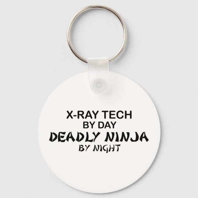 Porte-clés La technologie de rayons X meurt Ninja (Recto)