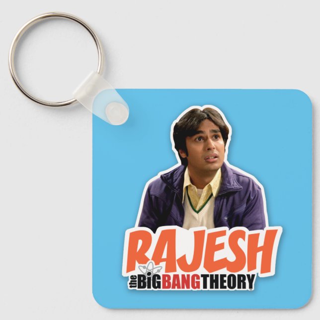 Porte-clés La théorie du Big Bang | Rajesh (Recto)