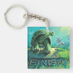 Porte-clés La tortue et l'art du lièvre