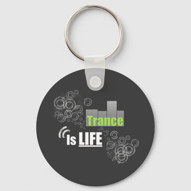 Porte-clés La Trance, c'est la vie (Recto)