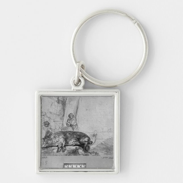 Porte-clés La truie, 1643 (Devant)